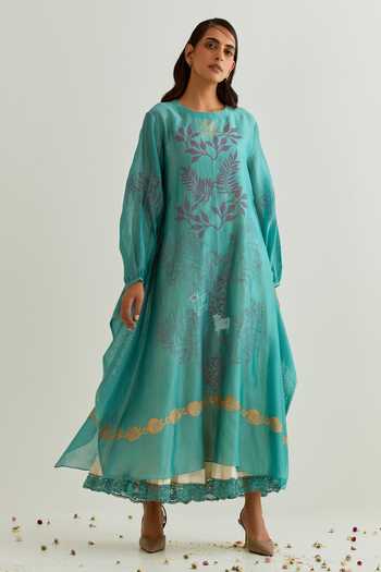 Prama By Pratima Pandey Embroidered Dress With Inner 
