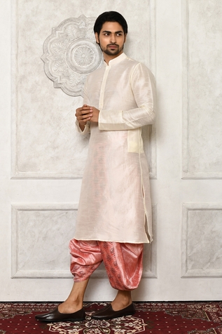 Nazaakat by Samara Singh Printed Abstract Dhoti Pant Kurta Set