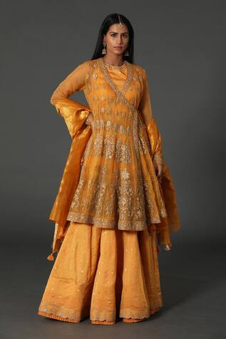 Long Kurti Indian Pawdra Lehenga Chaniya Choli for 3-7 Year Girls #28010 |  Buy Online @ DesiClik.com, USA