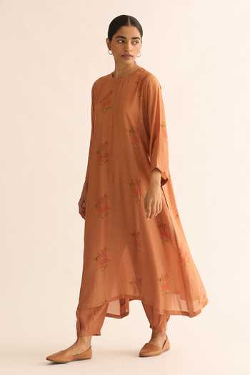 Dot Evani Printed A-Line Kurta & Pant Set 