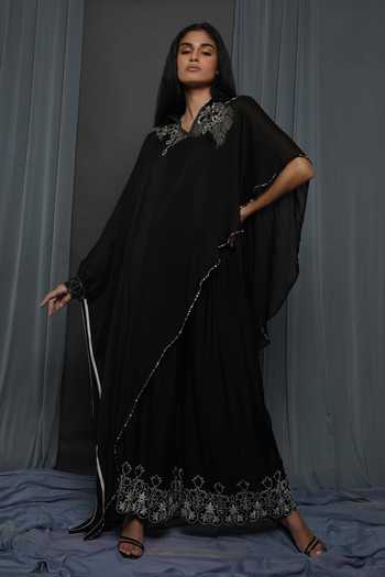 Krishna Mehta Chanderi Cape Tunic 
