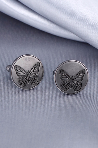 Cosa Nostraa Dainty Butterfly Carved Cufflinks