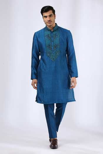 Neha Gursahani Yoke Embroidered Kurta Set 