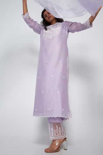 Asaga Alina Floral Embroidered Kurta Set 