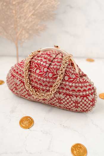 Amyra Mirai Sequin Embroidered Vintage Purse 