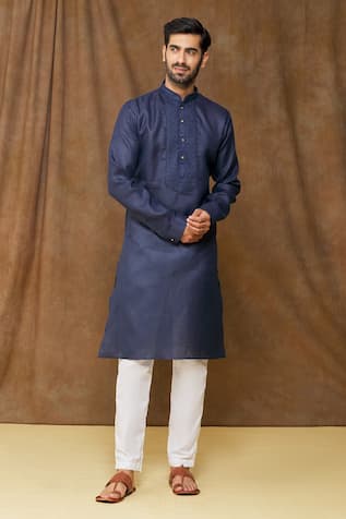 Arihant Rai Sinha Pintuck Bodice Full Sleeve Kurta 