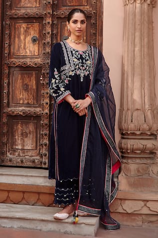 Latest Designer 2021 Indian Suits With Palazzo Pants
