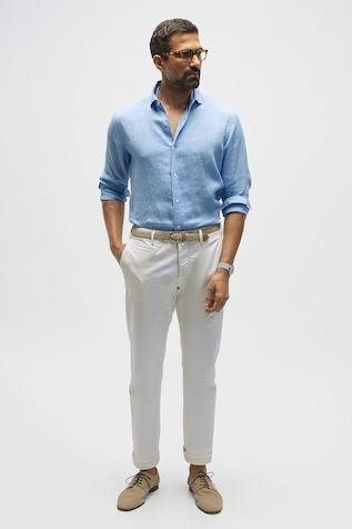 Terra Luna Linen Solid Shirt 