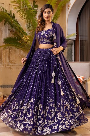 Party Wear Simple Lehenga With Dupatta For Girls 2023