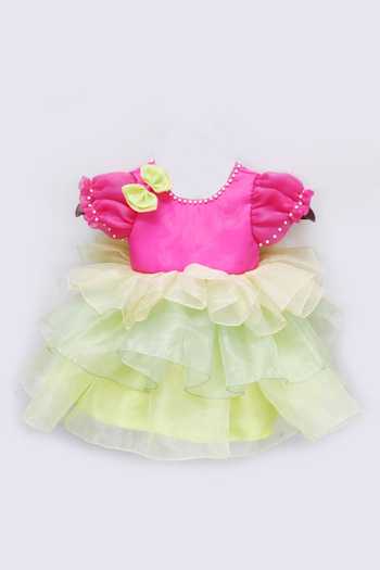 FAYON KIDS Ruffle Layered Dress 