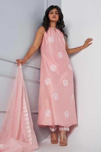 Asaga Hazel Floral Embroidered Kurta Set 