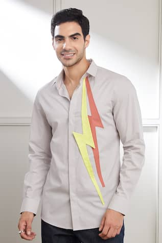 Zeus Thunder Bolt Pattern Shirt 