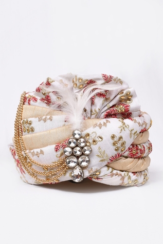 Arihant Rai Sinha  Floral Embroidered Safa