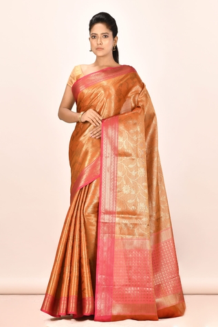 Nazaakat by Samara Singh Banarasi Katan Silk Saree