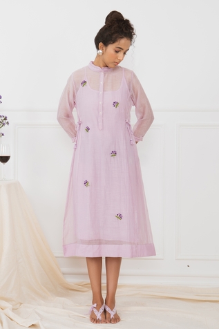 Dhaari Handwoven Midi Dress