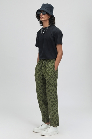 Terra Luna Idle Moon Bloom Print Pant