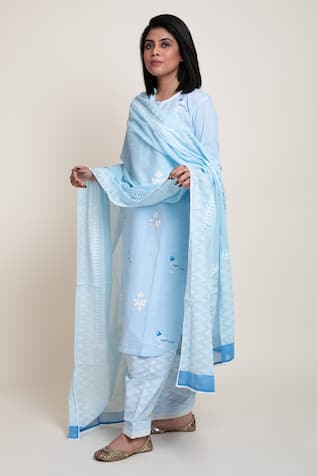 Floral Print Kurta Set 
