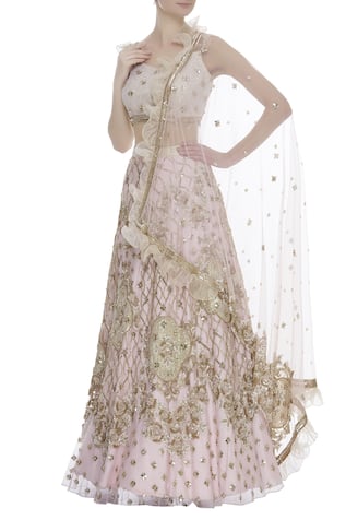 Embroidered Bridal Lehenga Set 
