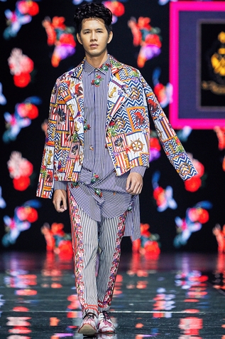 Mr. Ajay Kumar Sailing print blazer jacket