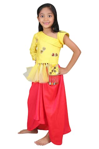 Kirti Agarwal - Pret N Couture Tassel Top With Dhoti Skirt  