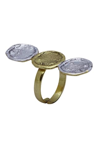 Triple coin ring