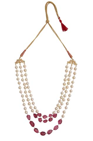 Layered Bead Necklace 