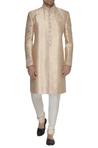 Brocade sherwani set 