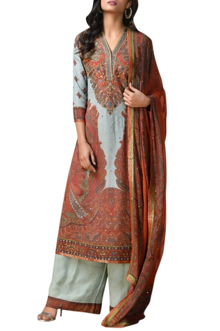 RI.Ritu Kumar Printed Kurta & Palazzo Set