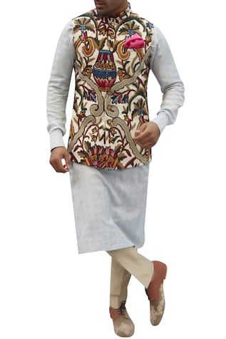 Embroidered Nehru Jacket 