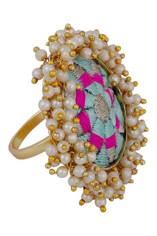 Floral Bead Ring