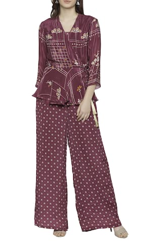 Crepe Printed Jumpsuit 