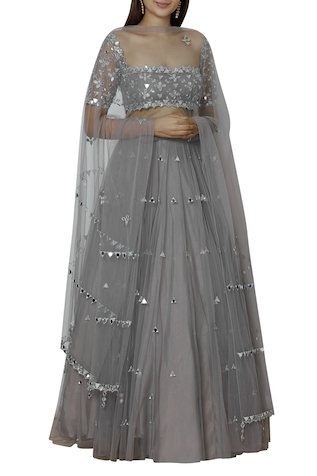 Silky Bindra Embroidered Lehenga Set
