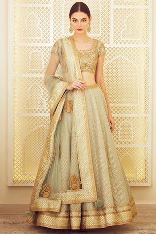 Chanderi Lehenga Set 