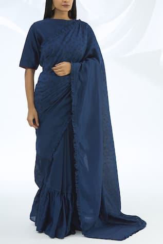 Chanderi Silk Printed Saree 