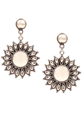 Carved Dangler Earrings 