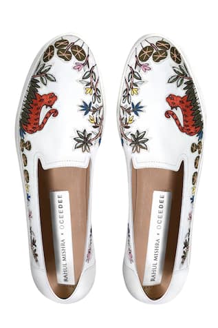 Embroidered Loafers