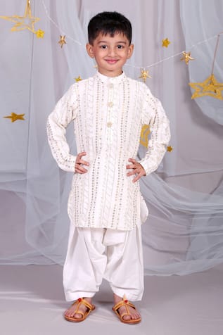 Cotton Silk Kurta Set 