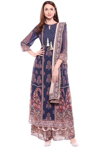 Soup by Sougat Paul Printed Kurta Palazzo Set