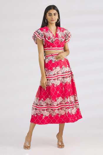 MR. Ajay Kumar Linen Silk Skirt 