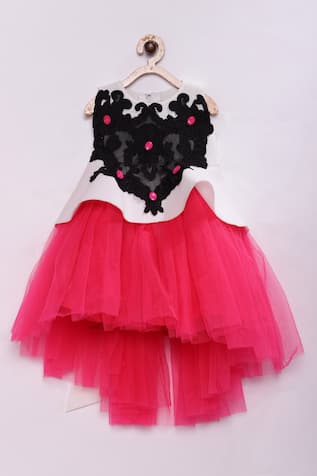 Pinkcow designs pvt ltd Colorblock Ruffle Dress 
