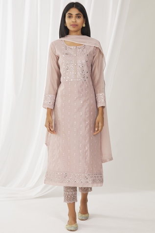 Samyukta Singhania Chanderi Kurta Set