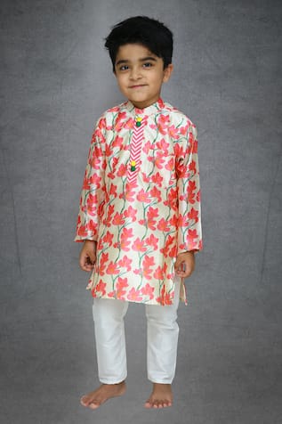 Silk Kurta & Pant Set 