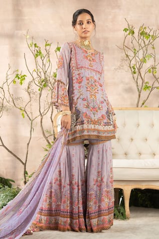 Printed Sharara Set 