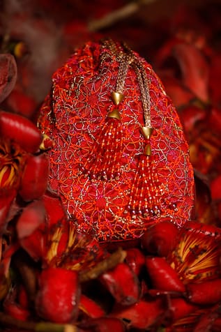  Embroidered Potli Bag 