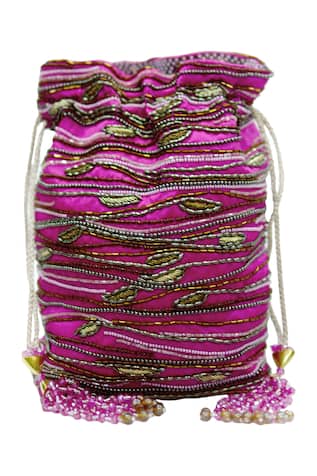  Embroidered Potli Bag 