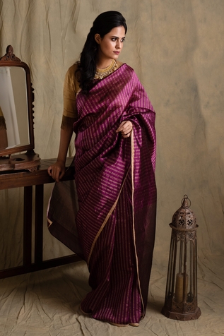 Priyanka Raajiv Chanderi Embroidered Saree