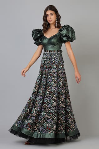 Embroidered Gowns | Evantine Design Blog