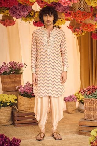 Bandhani Print Kurta Set 