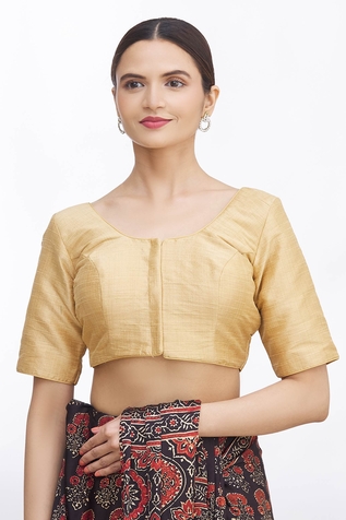 Nazaakat by Samara Singh Mulberry Silk Saree Blouse