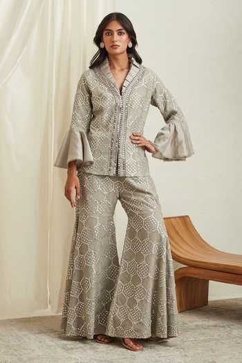 Twenty Nine Mirror Embellished Sharara Pant 